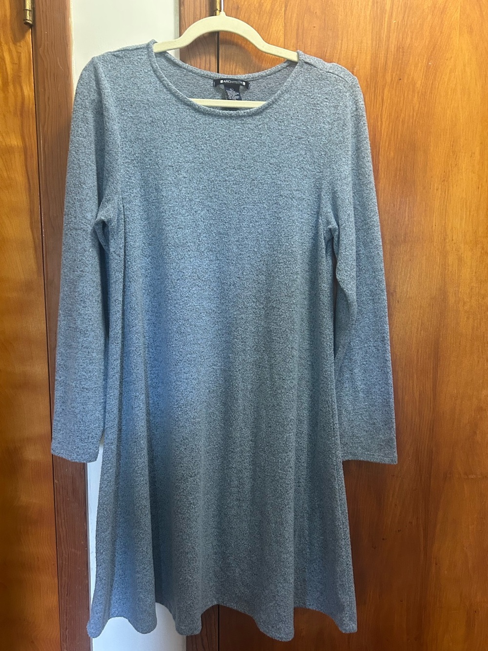 Architect Long-Sleeve Swing Dress